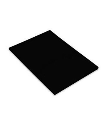 Cartulina guarro negra 50x65 cm 185 gr