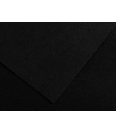 Cartulina guarro negra 50x65 cm 185 gr