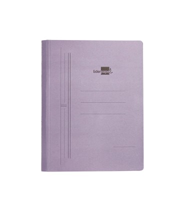 Carpeta gusanillo liderpapel folio carton azul