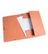 Carpeta liderpapel gomas folio 3 solapas carton compacto cuero