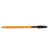 Boligrafo bic naranja fine original negro