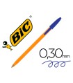 Boligrafo bic naranja fine original azul