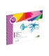 Bloc trabajos manuales liderpapel charol 240x315mm 10hojas colores surtidos