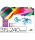 Bloc trabajos manuales liderpapel charol 240x315mm 10hojas colores surtidos