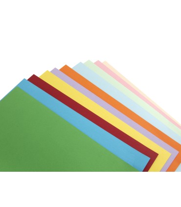 Bloc trabajos manuales liderpapel cartulina 240x315 mm 10 hojas colores surtidos