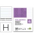 Bloc de cartas liderpapel rayado horizontal holandesa 40 hojas 60g m2