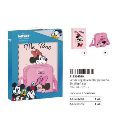 Set regalo pequeno safta minnie mouse loving 60x280x350 mm