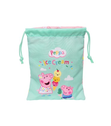 Saquito de merienda safta peppa pig ice cream 200x250 mm