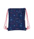 Saco plano safta junior spiderman neon 10x260x340 mm