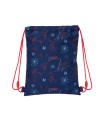 Saco plano safta junior spiderman neon 10x260x340 mm