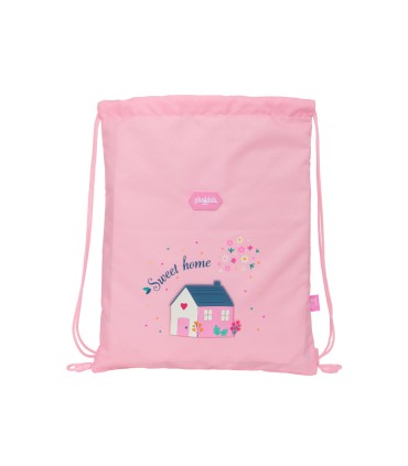 Saco plano safta junior reciclado glowlab kids sweet home 10x260x340 mm