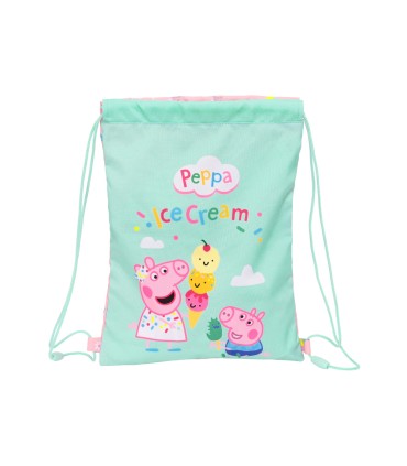 Saco plano safta junior peppa pig ice cream 10x260x340 mm