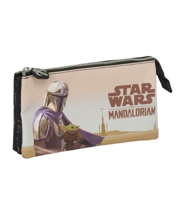 Bolso escolar portatodo safta triple the mandalorian this is the way 30x220x120 mm