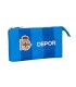 Bolso escolar portatodo safta triple deportivo de la coruna 30x220x120 mm