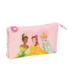 Bolso escolar portatodo safta triple princesas disney summer adventures 30x220x120 mm