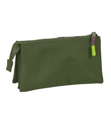 Bolso escolar portatodo safta triple munich bright khaki 30x220x120 mm