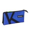 Bolso escolar portatodo safta triple kelme royal 30x220x120 mm