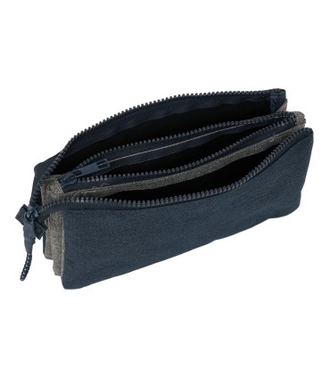 Bolso escolar portatodo safta triple kappa dark navy 30x220x120 mm