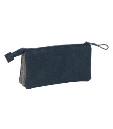 Bolso escolar portatodo safta triple kappa dark navy 30x220x120 mm