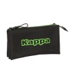 Bolso escolar portatodo safta triple kappa black 30x220x120 mm