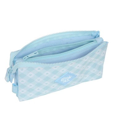 Bolso escolar portatodo safta triple glowlab cisnes 30x220x120 mm