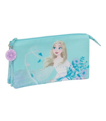 Bolso escolar portatodo safta triple frozen ii hello spring 30x220x120 mm