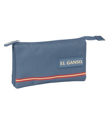 Bolso escolar portatodo safta triple el ganso basics 30x220x120 mm