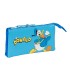 Bolso escolar portatodo safta triple donald duck 30x220x120 mm