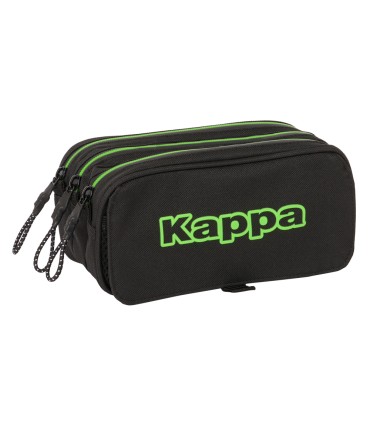 Bolso escolar portatodo safta triple big kappa black 80x215x100 mm