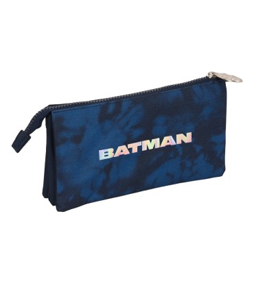 Bolso escolar portatodo safta triple batman legendary 30x220x120 mm