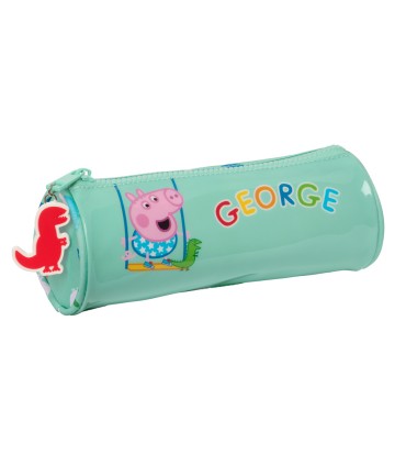 Bolso escolar portatodo safta redondo peppa pig george 70x200x70 mm