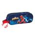 Bolso escolar portatodo safta doble spiderman neon 60x210x80 mm