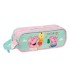 Bolso escolar portatodo safta doble peppa pig ice cream 60x210x80 mm