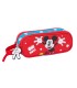 Bolso escolar portatodo safta doble mickey mouse fantastic 60x210x80 mm