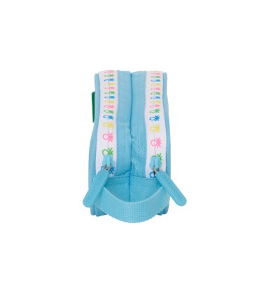 Bolso escolar portatodo safta doble benetton spring 60x210x80 mm