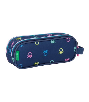 Bolso escolar portatodo safta doble benetton cool 60x210x80 mm