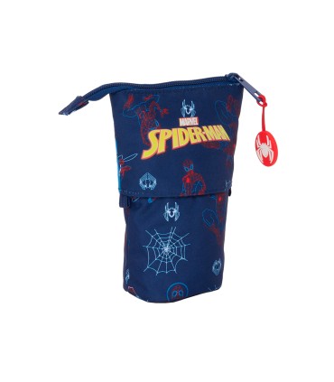 Bolso escolar portatodo safta cubilete spiderman neon 60x80x190 mm