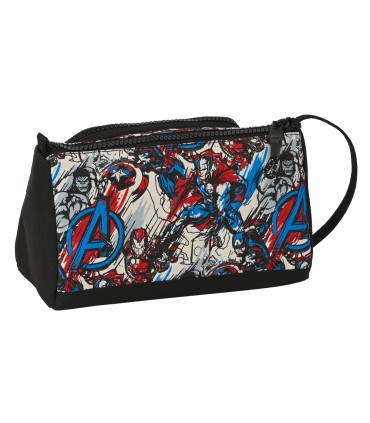 Bolso escolar portatodo safta con bolsillo desplegable vacio avengers forever 85x200x110 mm