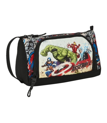 Bolso escolar portatodo safta con bolsillo desplegable vacio avengers forever 85x200x110 mm