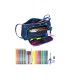 Bolso escolar portatodo safta con bolsillo desplegable benetton cool 85x200x110 mm