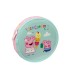 Plumier escolar safta redondo 18 piezas peppa pig ice cream 210x35 mm