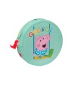 Plumier escolar safta redondo 18 piezas peppa pig george 210x35 mm