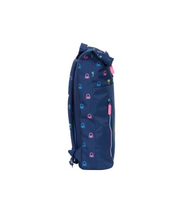 Mochila safta solapa para portatil 156 benetton cool 130x280x420 mm