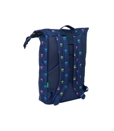 Mochila safta solapa para portatil 156 benetton cool 130x280x420 mm