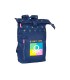 Mochila safta solapa para portatil 156 benetton cool 130x280x420 mm