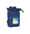 Mochila safta solapa para portatil 15,6\" benetton cool 130x280x420 mm