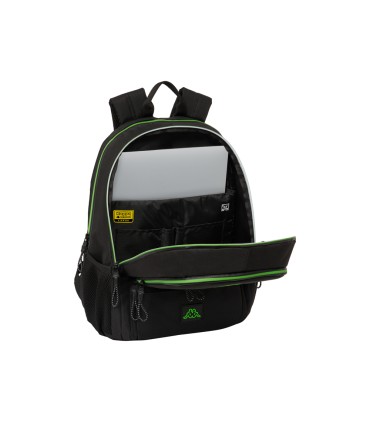 Mochila safta padel kappa black 170x300x420 mm