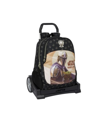 Mochila safta mod 665 con carro evolution the mandalorian this is the way 160x320x440 mm