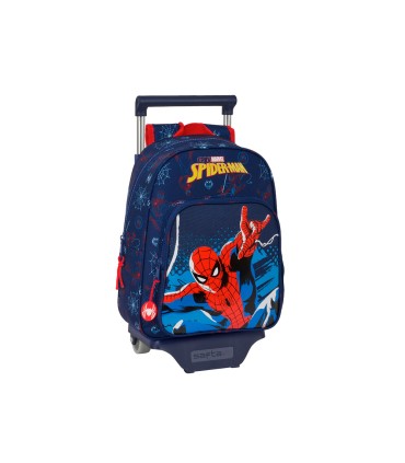 Mochila safta mod 524 con carro 705 spiderman neon 100x270x330 mm