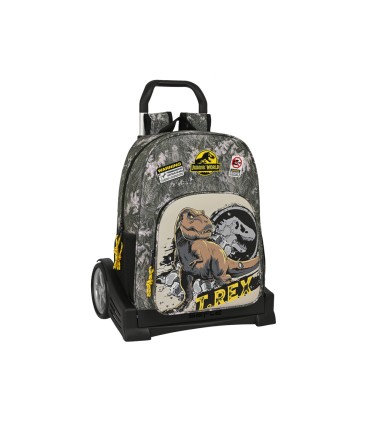 Mochila safta mod 108 con carro evolution jurassic world warning 140x330x420 mm